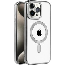 Motto Ticaret Newface Iphone 15 Pro Kılıf Kronos Magsafe Kapak - Titanyum Gri