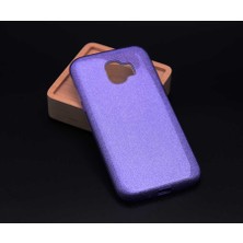 ZM Store Galaxy J4 Uyumlu Kılıf Renkli Simli Parlak Shining Kapak