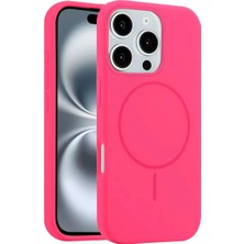 SHC4200 Iphone 16 Kılıf Jully Magsafe Kapak - Pembe