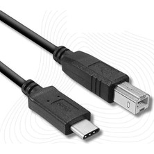 Tkz 7049 3 Metre Type C To USB Yeni Nesil Printer Yazıcı Tarayıcı Ara Bağlantı Kablosu