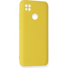 Motto Ticaret Newface Xiaomi Redmi 9c Kılıf Nano Içi Kadife Silikon - Sarı