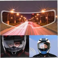 Kaskı Buğu Önleyici Vizörü Su Geçirmez Dayanıklı Çizik Koruma Lens Filmi