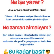 Fodos Tecno Camon 40 4g Anakart Ara Film Flex - Main Filmi - Cm5 Uyumlu