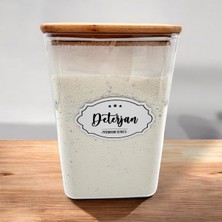 PremiumPort 2000ML Premium Deterjan Kavanozu, Sağlam ve Şık Tasarım