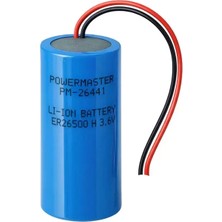 Motto Ticaret Powermaster ER26500 H 3.6 Volt Soketli Orta Boy  Lityum Pil