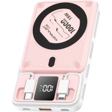 Motto Ticaret Konfulon M25W 10.000 Mah 20W Pd Magsafe Powerbank - Pembe