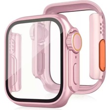 Motto Ticaret Newface Apple Watch 41MM Watch 49MM Kasa Dönüştürücü ve Ekran Koruyucu - Rose Gold