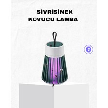 DS LLC Şarjlı Mor Işıklı Sivrisinek Öldürücü Lamba – Sessiz ve Kimyasal Içermez