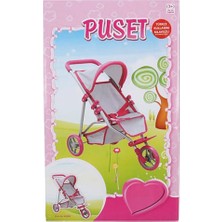 Freedom Storee Nessiworld 3 Tekerlekli Pembe Gri Puset