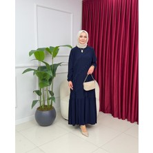 Still Butik Selen Elbise Sandy Kumaş Tesettür Kadın Giyim Büyük Beden ST2202