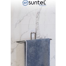 PremiumPort Pratik ve Şık Duvara Montajsız Havlu Askısı, Kullanışlı Banyo Aksesuarı