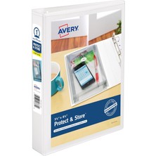 Avery Mini Protect And Store View 3 Halka Bağlayıcı, 1 Inç Yuvarlak Halkalar, 1 Beyaz Bağlayıcı (230