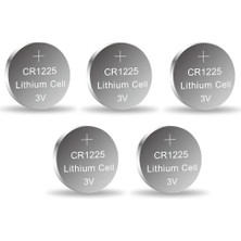 Urfakent Yuma CR1225 Süper Lityum 3V 5’li Kart Düğme Pil