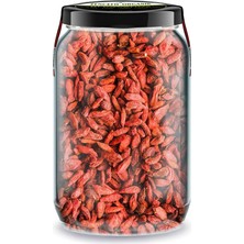 Organik Goji Berry Bi Kavanoz 660 Cc. Cam Kavanozda Katkısız Kuru Goji Berry Üzümü Pure Dried Goji Berries