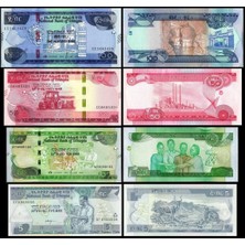 3Alp Koleksiyon Etiyopya 5-10-50-100 Bırr 4 Lü Set, Kağıt Para Çil (Unc) Koleksiyon Para