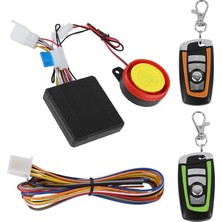 Alarm Sistemi Motosiklet Evrensel 12 V Motosiklet Hırsızlık Alarm Sistemi, 2 Uzaktan Kumandalı Motosiklet Kablosuz Alarm Sistemi Motor Çalıştırma Uzaktan Kumandalı Anahtarlık