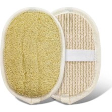 Kabak Lifi, Çift Taraflı Doğal Banyo Kesesi-Antibakteriyel Sağlıklı Bulaşık Süngeri, Seyahat BOY,15X11 Cm, Rovin Kumaşlı,çok Amaçlı Kullanım Cilt Yenileyici Canlandırıcı Etki, Antiselülit