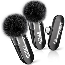 2 Mikrofon Kablosuz Yaka Mikrofon, iPhone 15 Için Usb-C Kablosuz Mikrofon, Andriod Telefon, Tiktok, Youtube, Streaming, Vlog Video Kayıt, Tip-C Cihazlar Için Profesyonel Yaka Mikrofonları