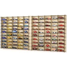 Ölçek Oyuncak Hobi Koleksiyon 100 Araçlık Set Model Oyuncak Araba Rafı-Akçaağaç