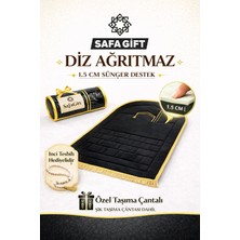 Safa Gift Ortopedik Seccade, Süngerli Seccade, Seccade Rahat ve Konforlu, Çanta Hediyeli