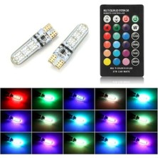 Çakar Lamba Rgb LED Ampul Kumandalı Çakarlı Park Ampulü