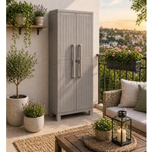 Csb Store Geniş Hacimli Kilitlenebilir Plastik Dolap – Dış Mekan Bahçe & Teras Organizer