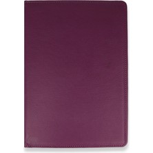 Motto Ticaret Newface Ipad 10.2 (7.nesil) Kılıf 360 Tablet Deri Kılıf - Mürdüm