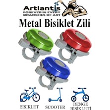 Artlantis Metal Bisiklet Zili 3 Adet Scooter Zili Denge Zili Alümünyum Bisiklet Zili Bisiklet Süsü Korna Aksesuar