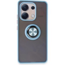 SHC4200 Newface Redmi Note 13 4g Kılıf Montreal Yüzüklü Silikon Kapak - Buz