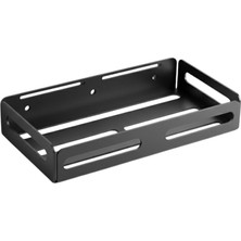 PremiumPort Mat Siyah Kendinden Yapışkanlı Şampuanlık Sepeti