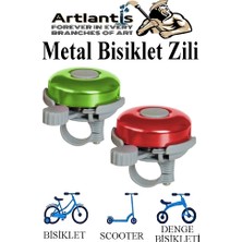 Artlantis Metal Bisiklet Zili 2 Adet Scooter Zili Denge Zili Alümünyum Bisiklet Zili Bisiklet Süsü Korna Aksesuar