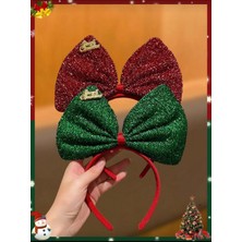 My Balli Store Yeşil Fiyonk Yeni Yıl Noel Taç