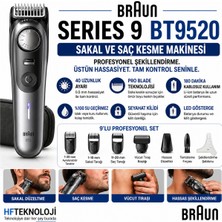 Braun Series 9  Sakal ve Saç Kesme Makinesi + Philips  Kulak-Burun Tüy Kesme Makinesi Hediye
