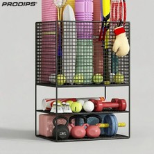 Prodips Pilates Yoga Fitness Malzemeleri Mat Aksesuar Foam Roller Sepetli Raflı Stant