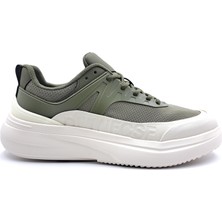Guja G26Y538 Deri ve Tekstil Erkek Günlük Haki Yeşil Sneaker Ayakkabı