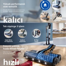 Philips 9000 Serisi Aquatrio Kablosuz Dikey Süpürge, Otomatik Temizleme ve Şarj Istasyonu​, Aquaspin Başlık, Powercyclone Aqua, XW9463/11