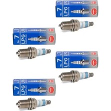 Ngk No 7 Lpg Laser Line Buji Takımı 1640(LPG7)NGK 1640 Lpg Laser Line No 7 4'lü Buji Takımı Orjinal