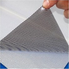 CetKing Dıjıtal Reklam One Way Vision Arkası Siyah Delikli Yapışkanlı Folyo 106CM x 1mt