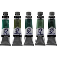 Talens Van Gogh Yağlı Boya 40ML - Yeşil Renk Tonları 5'li Set 2