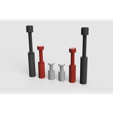 CetKing Ayarlanabilir Ekran Kartı Tutucu Seti - 3 Farklı Boyut Gpu Sarkma Önleyici Destek Aparatı (26MM - 120MM)