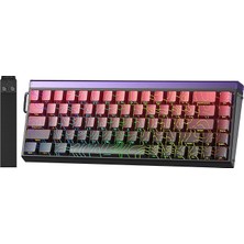 CetKing Hero 68 He Manyetik Klavye Rapid Trigger Dragon King Switch 8000Hz Rgb Neon Tkl Hot Swap Oyuncu Klavyesi Kırmızı