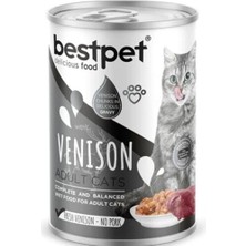 Bestpet Geyik  Etli Konserve Yetişkin Kedi Maması 400 gr