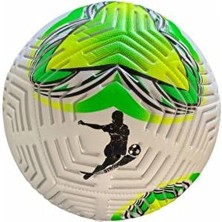 CetKing 4 Astarlı Sert Zemin Futbol Topu Halı Saha Topu Maç Topu 480GR Beyaz, FARHLL12