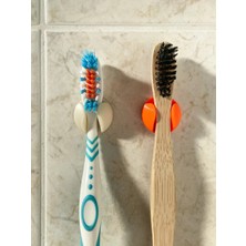 PremiumPort Duvar Tipi Tekli Diş Fırçası Askısı, Banyo Düzenleyici Aparatı