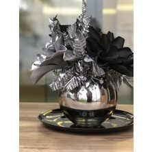 Handanca Evci Home Paşabahçe Gümüş Renk Aynalı Cam