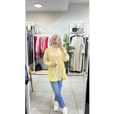 La Carte Mom Jeans Düz Kot Pantolon Orta Mavi-Kim 0291-D