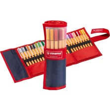 Stabilo Point 88 Renkli 25'li İnce Keçe Uçlu Kalem Seti 10.5x5.7x25 cm Sanat Malzemeleri