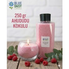 Handanca 250 gr Pembe Renkli Ahududu Kokulu Inci Tozu Mum ( 30 Adet 4cm Fitil ile ) Toz Mum , Kum Mum