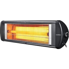 CetKing Ex 23 Ecoray Infrared Isıtıcı, 2300W, Tavana ve Duvara Monte Edilebilir, Siyah