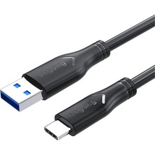 CetKing 3.0 To Type-C 60W 10GBPS Data ve Şarj Kablosu 1.5 Metre